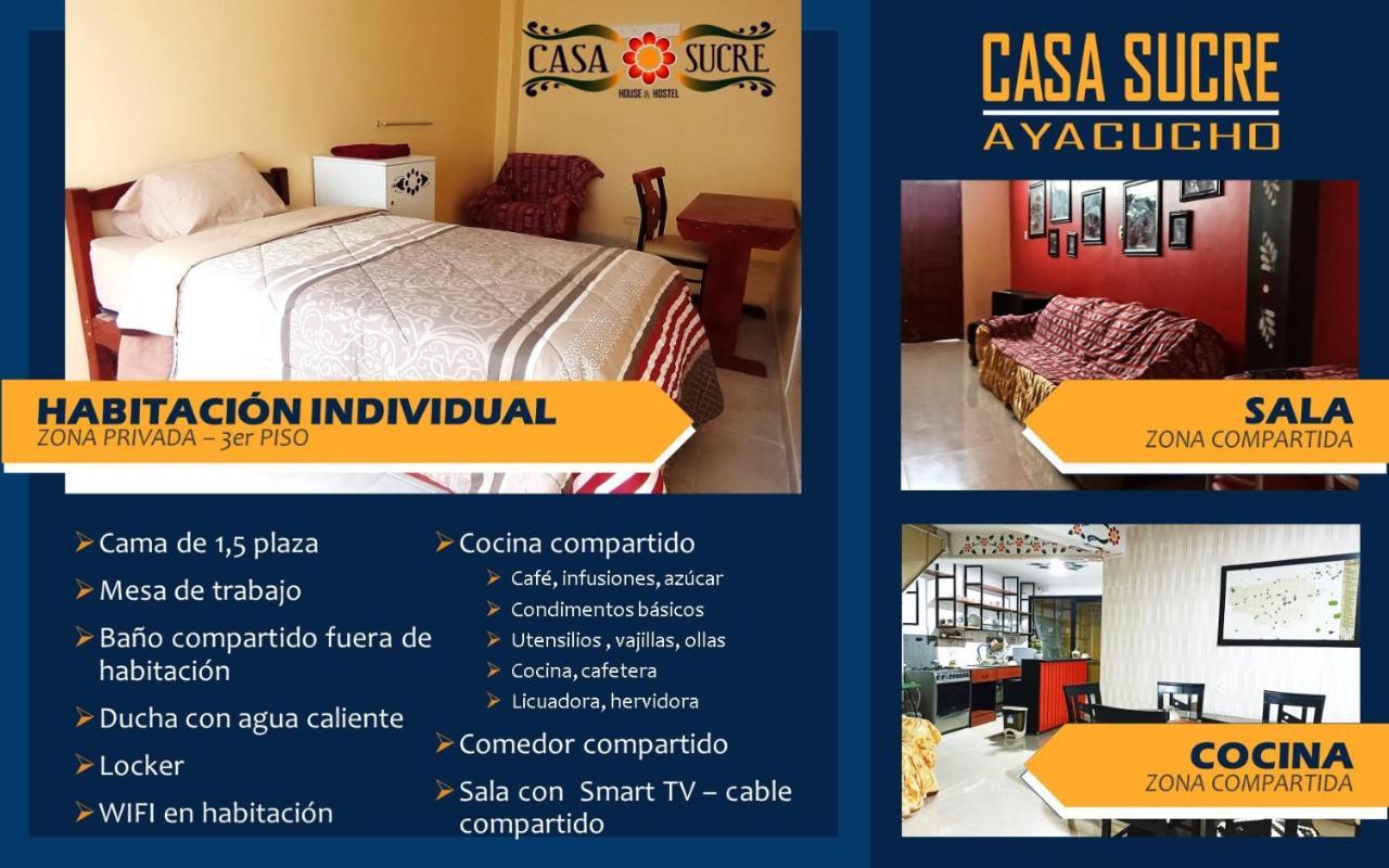 Casa Sucre Hostel Ayacucho Exterior photo